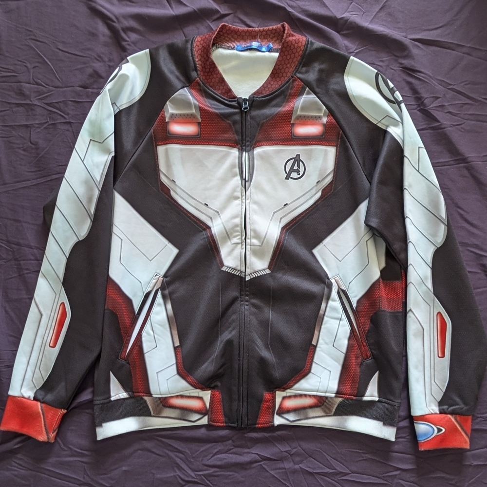 Avengers Quantum Realm Zip Up Sweater/Jacket - L